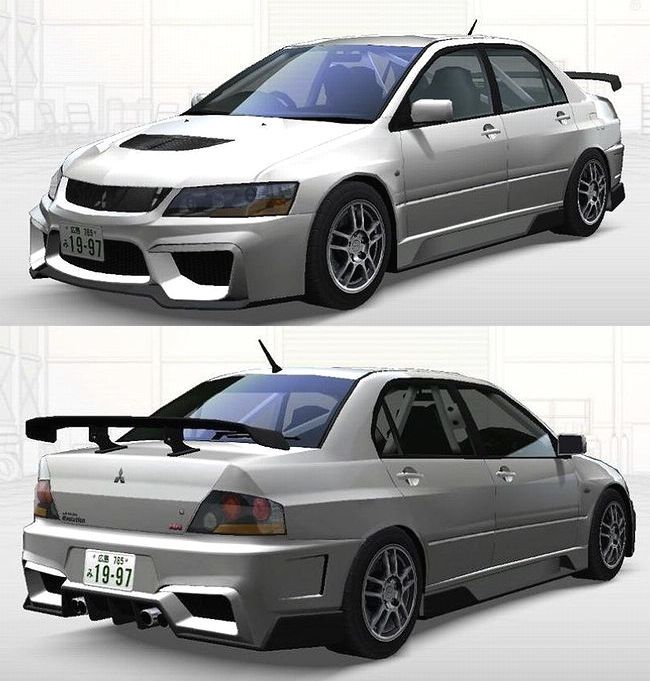 LANCER Evolution IX MR GSR (CT9A) - 湾岸ミッドナイト MAXIMUM TUNE